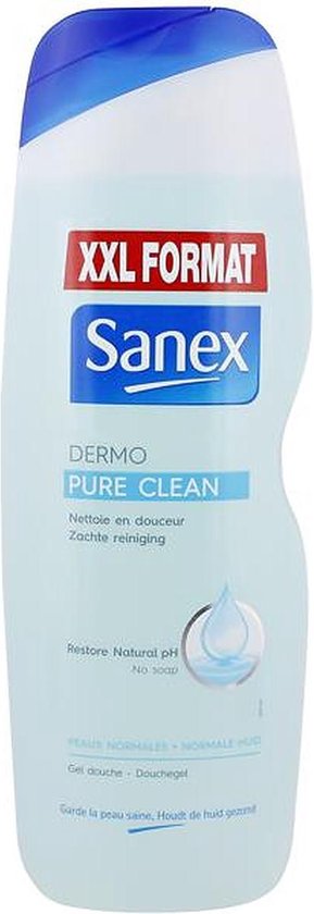 Sanex XXL Pure Clean | Zachte Reiniging | PH Neutraal | Zeeploos | Douchegel  | 975ML | bol