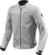 REV'IT! Eclipse Silver Textile Motorcycle Jacket 2XL