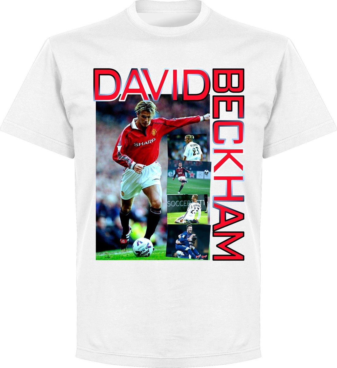 1098x1200.jpg Beckham Old Skool T-Shirt - Wit - S - Afbeelding 1