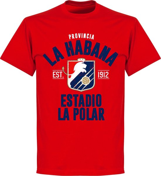 La Habana Established T-Shirt - Rood - S