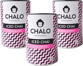 CHALO Iced Tea - Strawberry Iced Chai Pakket - Zwarte Assam thee -3 x 300GR