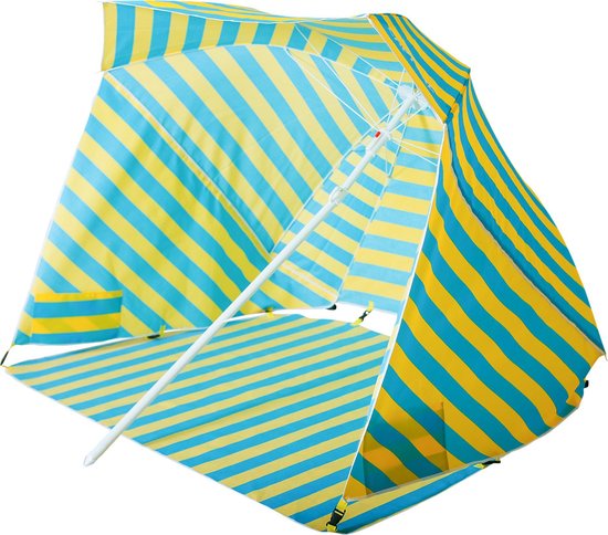 Capture Outdoor, "DualBeach" Strandparasol & Strandshelter, 2 in 1,  "Zenith-200",... | bol.com