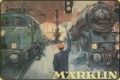 Wandbord - Marklin Old Station -20x30cm-
