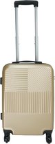SB Travelbags Handbagage koffer 51cm 4 wielen trolley - Champagne
