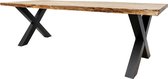 HSM Collection Eettafel SoHo - 250x100 cm - acacia/metaal