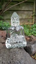 Thaise Boeddha - Kristal - 14 x 10 x 5 cm