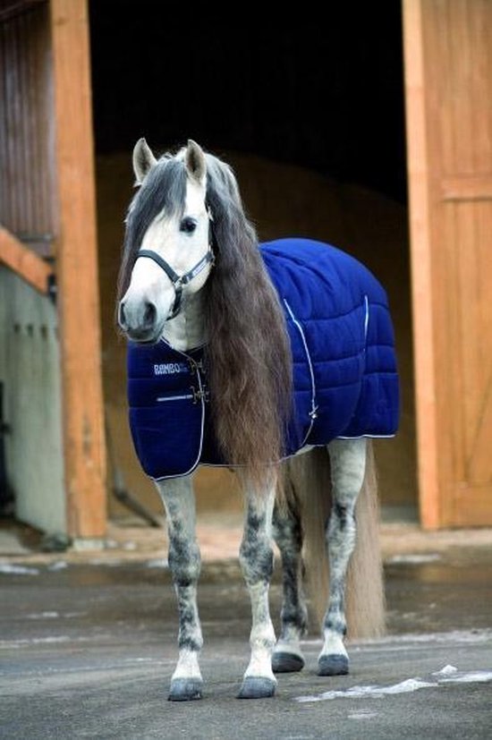 Tapis d'écurie Horseware Rambo neuf microfibre poids moyen 200g bleu Tapis d'écurie Horseware Rambo neuf microfibre poids moyen 200g bleu