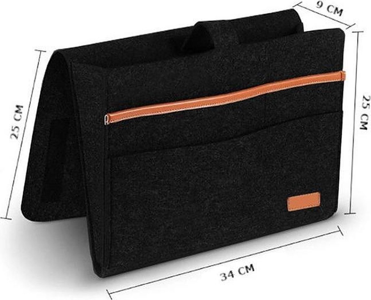 Caihoyu Nachtkastje Caddy Organizer Opbergtas Met Zakken Opknoping Caihoyu Nachtkastje Caddy Organizer Opbergtas Met Zakken Opknoping
