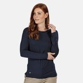 Regatta - Women's Frayler Long Sleeved T-Shirt - Outdoorshirt - Vrouwen - Maat 44 - Blauw