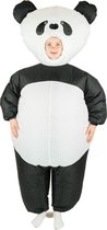 Bodysocks Kids Inflatable Panda Costume Wit Zwart Junior