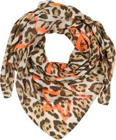 Codello stoffen sjaal style safari Beige-one Size