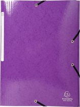 25x IDERAMA® Elastomap 3 kleppen Maxi Capacity 600gm2 A4, Purper