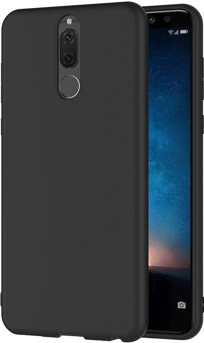 Hoesje CoolSkin Slim TPU Case voor Huawei Mate 10 Lite Zwart