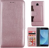 Wallet Case PU voor Samsung J5 2017 in Roze