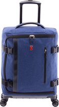 Gladiator Mood Handbagage koffer - 55 cm - 15 inch Laptopvak - Blauw