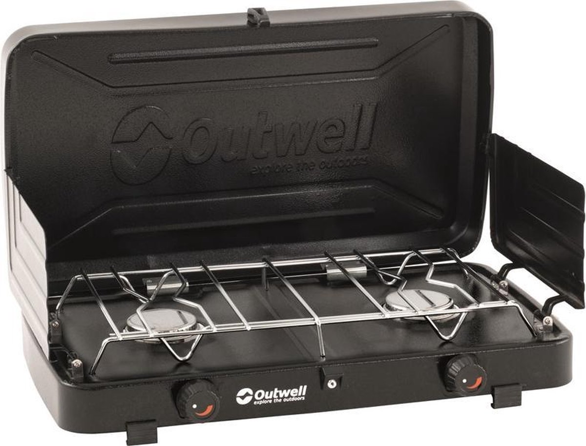 Outwell Appetizer Duo - gasbrander 2 pits - zwart