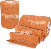 5 x PST PRO WRAP 7.5 cm x 4.5 meter oranje