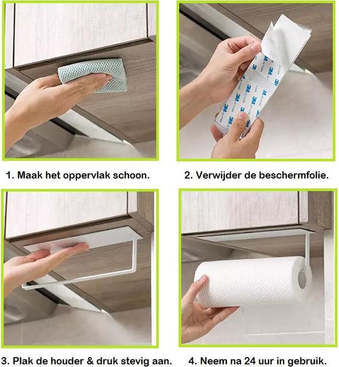 Keukenrolhouder, Keukenpaperrek Aan De Muur Gemonteerd