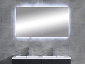 Miroir de salle de bain Vips 100x60cm avec éclairage LED et fonction anti-buée