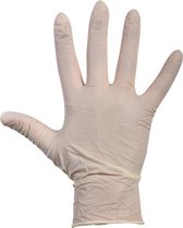 Latex handschoenen ongepoederd wit xl 100st