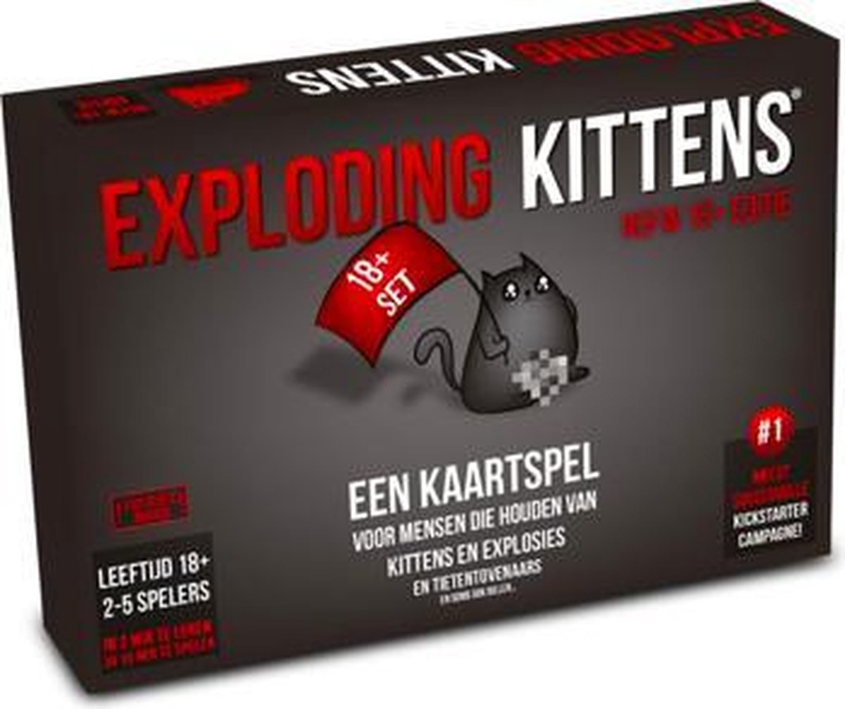 Spelvoordeelset Exploding Kittens NSFW Editie - Nederlandstalig Kaartspel & Ravensburger Koehandel - Kaartspel