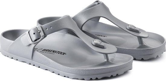Birkenstock Gizeh Eva - Slippers - Metallic Silver - Regular - Maat 37 |  bol.com