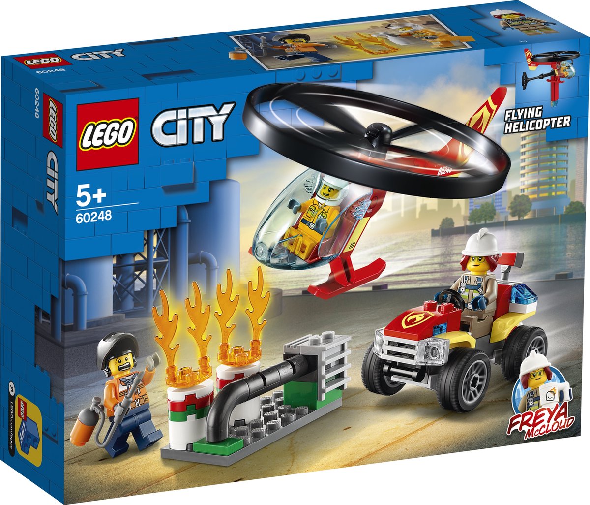 LEGO City - Brandweerhelikopter reddingsoperatie