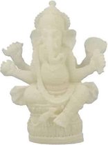 Sneeuwkwarts Beeldje Ganesha (13 cm)