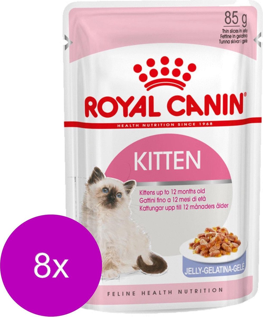 Royal Canin Kitten In Jelly - Kattenvoer - 8 x 12x85 g