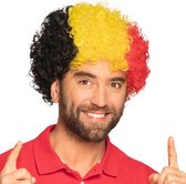 Rode Duivels Pruik - Belgische feest artikelen - EK voetbal 2020 - Belgie - One size