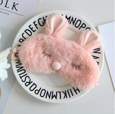 Sens Design slaapmasker vrouwen en kind konijn - roze
