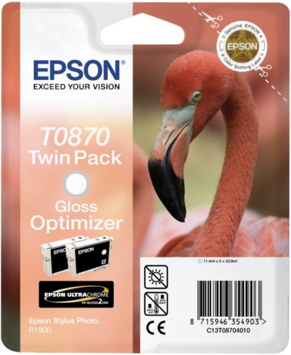 Epson T0870 - Inktcartridge / Gloss