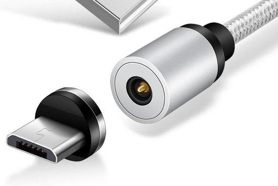 Document Split uitsterven magnetische USB kabel geschikt voor o.a Samsung, Huawei mobiele telefoon  magnetische... | bol.com