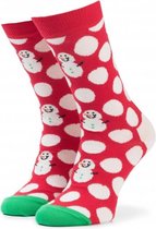 Happy Socks Big Dot Snowman Sock -  Maat 41-46