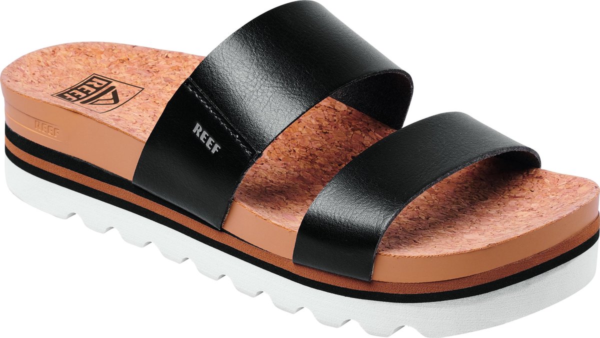 Reef Cushion Bounce Vista Hi Dames Slippers Zwart