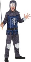 Smiffys Kinder Kostuum -Kids tm 9 jaar- Medieval Knight Blauw