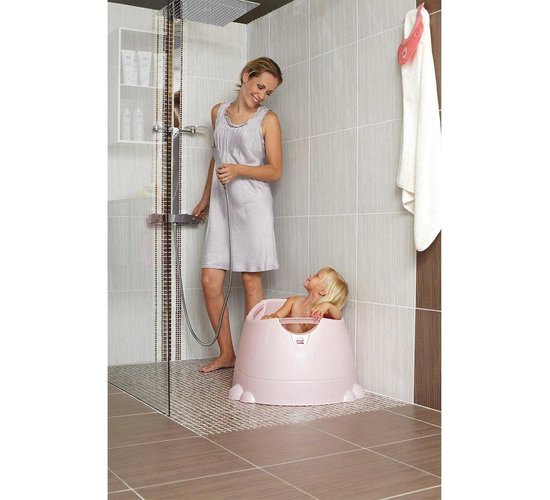 Ok Siege De Douche De Bebe Opla Pastel Pink Bol Com