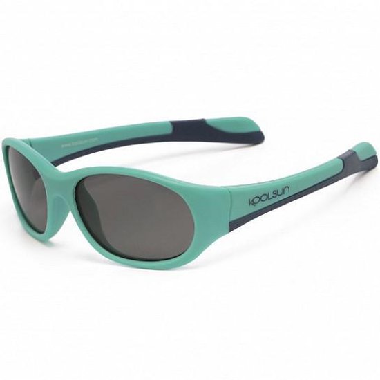 KOOLSUN® Fit - kinder zonnebril - Aqua Sea Navy - 3-6 jaar- UV400 - Categorie 3