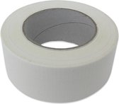 Ducttape rol - Wit - 50mm x 50 meter - Olie- en waterbestendig - Witte Duct Tape - Duck tape - Klus & reparatie benodigdheden