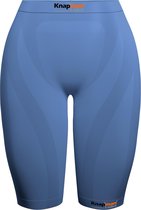 Knapman Ladies Zoned Compression Short 45% Lichtblauw | Compressiebroek (Liesbroek) voor Dames | Maat XS
