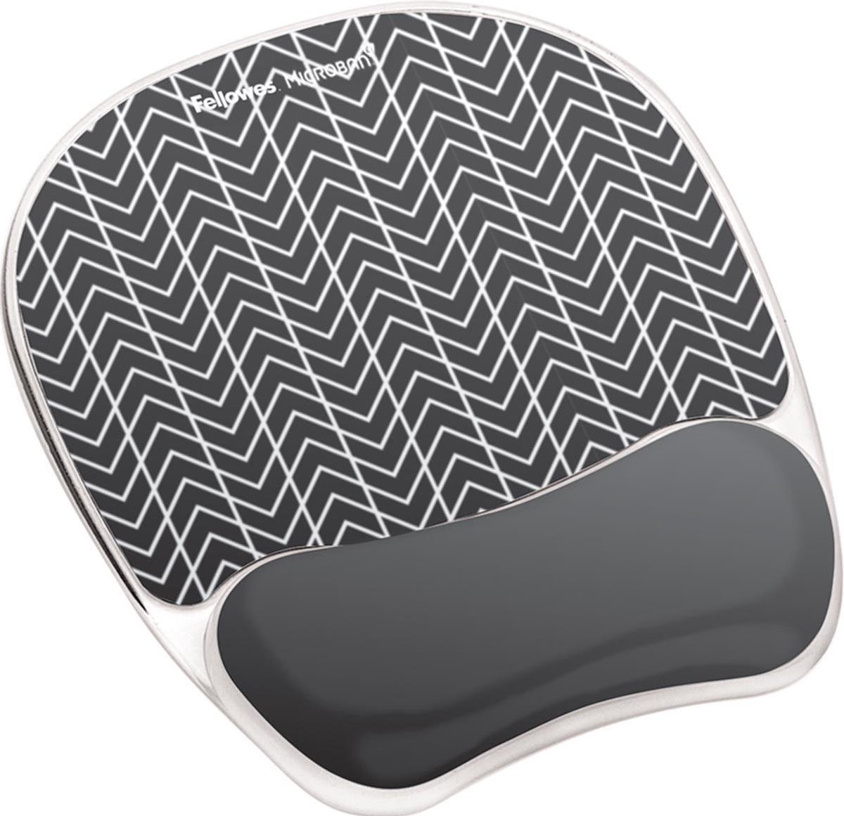 Fellowes 9653401 muismat Zwart, Wit