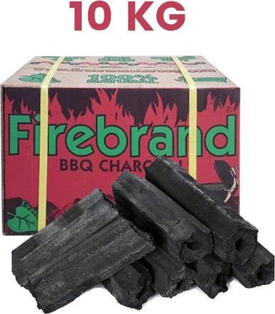 opleggen Schadelijk gek geworden Firebrand houtskool, briketten, bbq, professioneel restaurant kwaliteit, 10  kg | 3... | bol.com