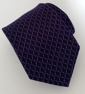 Zijden Stropdas - Rustig blauw klein motief
