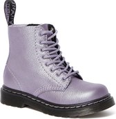 Dr. Martens - Meisjes Laars 1460 T Metallic Diva Lavender Metallic Virginia - Paars - Maat 25