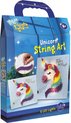 foto van Totum Bright lights string art unicorn - unicorn lichtschilderijtje maken