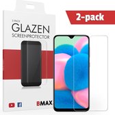 2-pack BMAX geschikt voor de Glazen Screenprotector Samsung Galaxy A30s Glas / Beschermglas / Tempered Glass / Glasplaatje