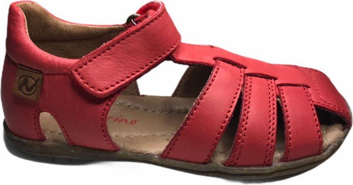 Naturino velcro sandalen see rood mt 30