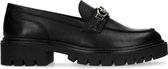 Sacha - Dames - Zwarte loafers met plateauzool - Maat 39