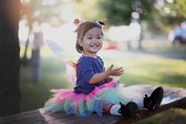 Great Pretenders Neon Rainbow Skirt, Wings & Wand / 4-7 years