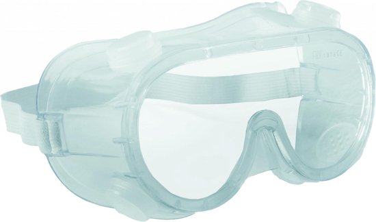 F&F ELBE Veiligheidsbril -Stofbril Helder Oogbeschermers Transparant per stuk